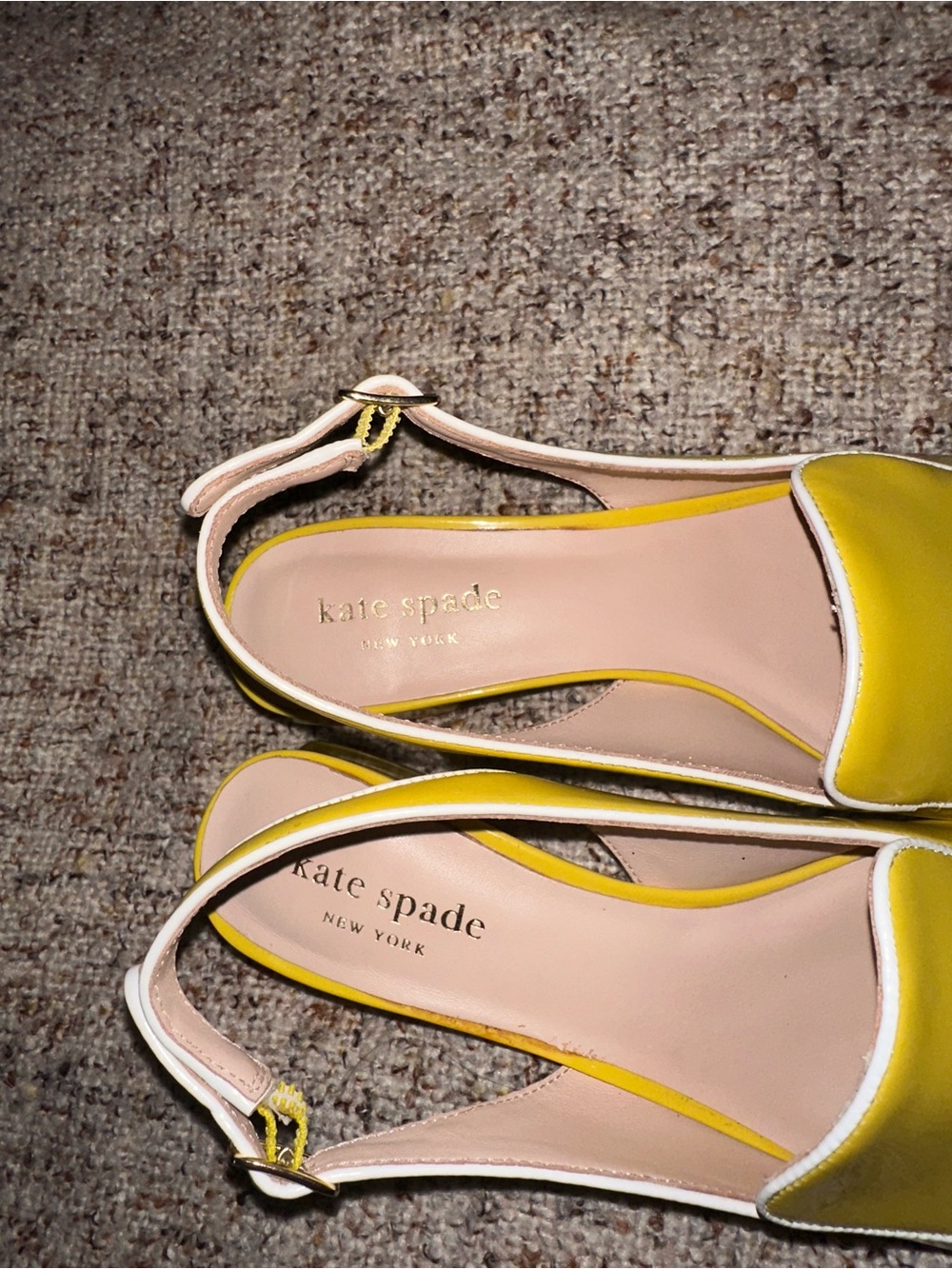 Kate Spade Cute Yellow Heels - Picture 5 of 7